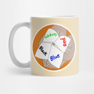 Chatterbox Cootie Catcher, paper fortune teller game Mug